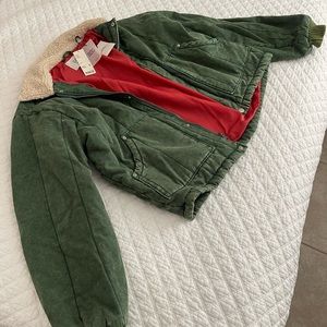 Urban Outfitters Green Quilted Jacket